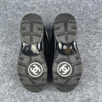 Chanel Wmns CC Logo Sneaker 'Black Brown White