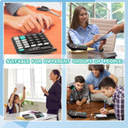 10 Pack Desktop Calculator 12 Digits Calculators with Large LCD Display Electronic Calculator Dual Power for Students Office School Home