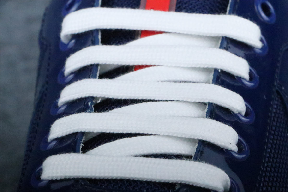 Prada America's Cup Sneakers 'Navy Blue Silver'